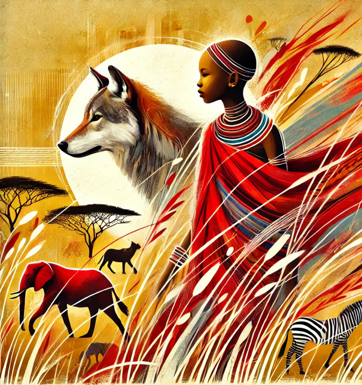 red and wolf